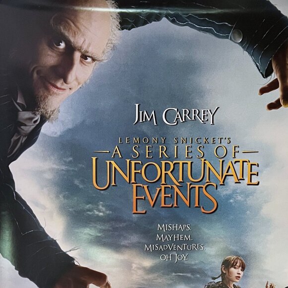 LEMONY SNICKETS A SERIES OF UNFORTUNATE EVENTS (2004) - ORIGINAL DS MOVIE POSTER - Picture 2 of 2